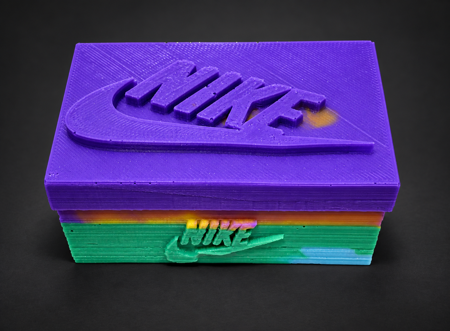 Purple & Green Logo Box, view 1
